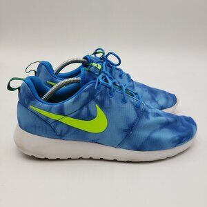 Nike Roshe Run Sneakers 11 Mens Lace Up Running Electric Blue